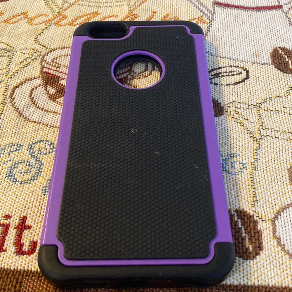 IPhone 6 plus case purple and Black
